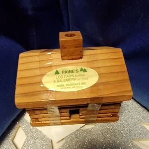 Paines Log Cabin Burner and Balsam Fir Incense BN
